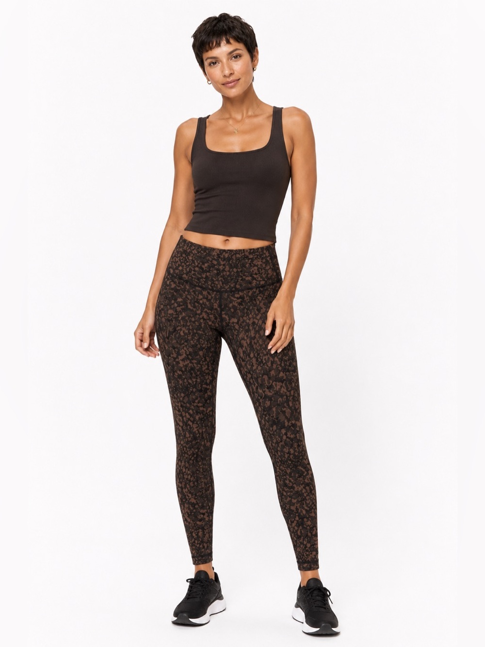 Lululemon Wunder Under High-Rise Capri Leggings Size 6 Abstract Camo